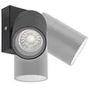 Image de Qazqa solo - LED Dimmable Applique murale variateur inclus - 1 lumière - L 6 cm - Noir - Moderne - éclairage extérieur - Salle de bains