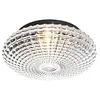 Image de Qazqa nohmi - Plafonnier - 1 lumière - Ø 23 cm - Transparent - Classique/Antique - éclairage extérieur - Salon I Chambre I Cuisine I Salle à manger