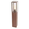 Image de QAZQA charlois - Lampe sur pied extérieur - 1 lumière - L 14 cm - Brun rouille - Rustique - éclairage extérieur