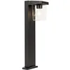 Image de QAZQA chimay - Lampe sur pied extérieur - 1 lumière - L 15 cm - Noir - Moderne - éclairage extérieur
