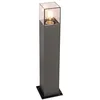 Image de QAZQA denmark - Lampe sur pied extérieur - 1 lumière - L 12 cm - Gris foncé - Moderne - éclairage extérieur