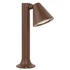 Image de QAZQA ciara - Lampe sur pied extérieur - 1 lumière - L 10 cm - Brun rouille - Moderne - éclairage extérieur