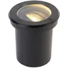 Image de Qazqa delux - LED Spot encastrable de sol - 1 lumière - Ø 13 cm - Noir - Moderne - éclairage extérieur