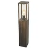Image de QAZQA Vintage staande buitenlamp antiek goud 80 cm IP44 - Charlois