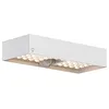 Image de Qazqa kayo - LED Dimmable Applique murale solaire solaire variateur inclus - 1 lumière - L 23 cm - Blanc - Moderne - éclairage extérieur