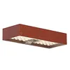 Image de Qazqa kayo - LED Dimmable Applique murale solaire solaire variateur inclus - 1 lumière - L 23 cm - Rouge - Moderne - éclairage extérieur
