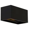 Image de Qazqa edwin - Applique murale - 2 lumière - L 20 cm - Noir - Moderne - éclairage intérieur - éclairage intérieur