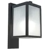 Image de Qazqa charlois - LED Dimmable Applique murale variateur inclus - 1 lumière - L 14 cm - Noir - Moderne - éclairage extérieur