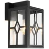 Image de Qazqa dover - Applique murale - 1 lumière - L 17.2 cm - Noir - Classique/Antique - éclairage extérieur
