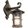 Image de QAZQA herb - Applique murale - 1 lumière - H 29.4 cm - Doré - Classique/Antique - éclairage extérieur