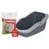 Image de PeeWee EcoMinor - Bac à Litière - Kit de départ - Anthracite/Gris
