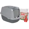 Image de PeeWee EcoDome - Bac à Litière - Kit de Départ - Anthracite/Gris