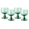 Image de Verre à pied The emeralds - Set de 4 HKliving Vert taille unique