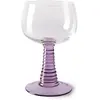 Image de Verre Swirl HKliving Pourpre M