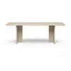 Image de Table à diner rectangulaire HKliving Crème taille unique