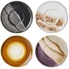 Image de Sous-tasses 70's - Set de 4 HKliving Multicolore taille unique