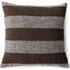 Image de Coussin rayé HKliving Marron 50x50