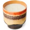 Image de Bougie 70s ceramics Tulum HKliving Orange taille unique