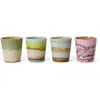 Image de Tasses Pop Art - Set de 4 HKliving Multicolore taille unique