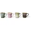 Image de Tasses à espresso Brustalism- Set de 4 HKliving Multicolore taille unique