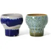 Image de Mugs Lungo - Set de 2 HKliving Indigo taille unique