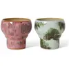 Image de Mugs Lungo - Set de 2 HKliving Multicolore taille unique
