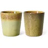 Image de Tasses à café en céramique Van Gogh Sunflowers HKliving Jaune moutarde taille unique