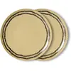 Image de Assiettes à dîner en céramique Vanilla - Set de 2 HKliving Vanille taille unique