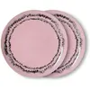 Image de Assiettes à dessert en céramique Bubble - Set de 2 HKliving Rose taille unique
