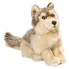 Image de WWF - Peluche Loup - Peluche Réaliste avec de Nombreux Détails Ressemblants - Douce et Souple - Normes CE - Hauteur 25 cm
