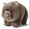 Image de WWF Peluche Wombat (28 cm), en Peluche réaliste, Super Douce, conçue pour câliner et Aimer, Lavable à la Main, Gris