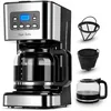 Image de Taylor Swoden Cafetiere Filtre, Programmable 24h Cafetiere Electrique 1,5L à 12 tasses, Machine a Cafe Maintien au Chaud et Anti-Goutte 40 Min, Infusion Rapide, 950W, 0% BPA, Noir - Darcy