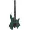 Image de Sire Larry Carlton X6 6-String Headless Metallic Green guitare électrique avec housse