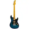 Image de Sire Larry Carlton S7 Flamed Maple New Gen Transparant Blue guitare électrique