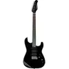 Image de Litejam RGB24 Smart Learning Electric Guitar Black avec 144 LED RGB sur la touche et housse