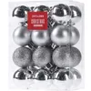 Image de Set de Boules de Noël, Ø 4 cm, 20 pièces, Couleur:Silber