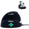 Image de R-Go Tools HE Mouse, Design Ergonomique, Logiciel Anti-RSI, Souris Verticale pour gaucher, Moyen (Longueur de la Main 165-185 mm), pour Windows/Mac/Linux, Filaire RGOBRHESML