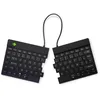 Image de R-Go Split, Clavier Ergonomique, Bluetooth 5.0, avec Logiciel Anti-TMS, AZERTY Français, Design Ergonomique avec Clavier divisé, Compatible avec Windows/Mac, Noir