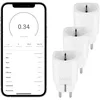 Image de Hombli Smart Socket Combo Pack (3-pack)   Prises Wi-Fi Intelligentes avec Surveillance de l'Énergie | Commande Vocale Compatible avec Alexa/Google, Télécommande via App | Installation Facile