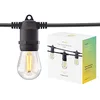 Image de Hombli Guirlande Lumineuse Extérieure Intelligente avec 10 Ampoules | Lumière Blanche Chaude Réglable pour Jardin, Terrasse, Balcon | Luminosité Ajustable, 2700K | Commande Vocale | Étanche IP65