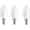 Image de Philips ampoule bougie E14 B35 4,3 W mate x3