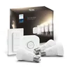 Image de Kit de démarrage Philips Hue White : 3 ampoules E27 + pont + télécommande en occasion ou reconditionné