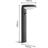 Image de Philips Tyla luminaire pour socle solaire capteur 1,2W 250lm