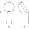 Image de Philips Mimosa potelet LED, alignable
