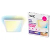 Image de WiZ Plafonnier Panel Smart, Luminaire connecté RGB, Blanc, 60x60x4,2cm | Plafonnier carré et plat connecté, 36W, Multicolore, 3400lm, Connexion Wi-Fi, Compatible WiZ App, Alexa, Google & Apple Home
