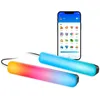 Image de WiZ Gradient Light Bars   Affichage Multicolore RGBIC   Installation Polyvalente   Configuration Facile   Connexion Wi-FI   Contrôle Via Application/Voix   Compatible Google Home, Alexa et HomeKit