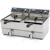 Image de Maxima Friteuse gastro - 2 x 16 l - 2 paniers - avec robinet d'écoulement