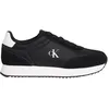 Image de Calvin Klein Baskets Femme Laceup en Cuir, Noir (Black/Bright White), 39