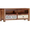 Image de vidaXL Meuble TV 90x30x40 cm Bois solide