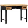Image de vidaXL Table d'Ecriture Bureau d'Ordinateur Meuble Informatique Table Informatique Table d'Ordinateur 110x50x76 cm Bois de Manguier Massif